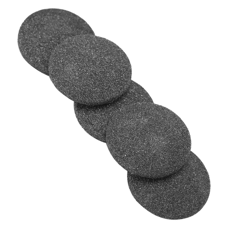 Pack Of 5 Extra Coarse Callus Remover Hard Skin Replacement Rollers Regular Coarse Replacement Foot Grinding Head Tool For Dead Skin Callus Remover Head Foot Files (Black) - NewNest Australia