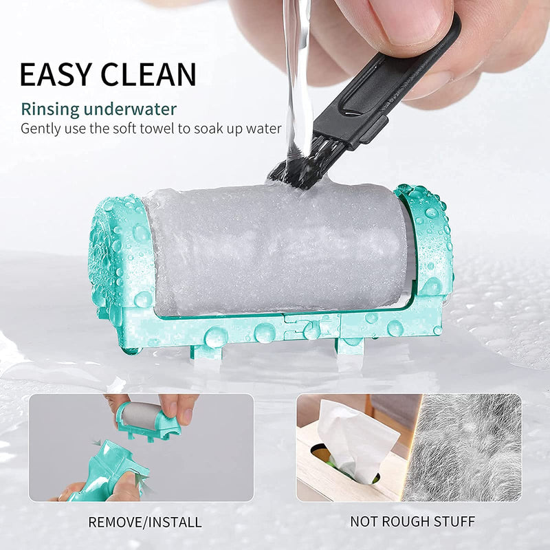 Electric Foot File Hard Skin Remover Foot Rechargeable Waterproof with 4 Rollers 2 Speeds Remove Cracked Heels Dry Dead Skin Pedicure Tool Callus Foot Care Exfoliator Scrubber Skin Smoothing Treatment Green - NewNest Australia