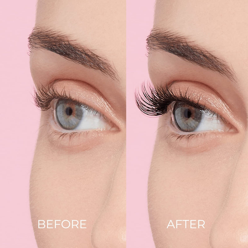 KISS imPRESS Press-On Falsies Eyelash Clusters Kit, Natural, Black, Fuss Free, Invisible Band, Natural, 24 Hours, No Damage, No Sticky Residue, Gorgeous, Flawless, Quick & Easy | 20 Clusters - NewNest Australia