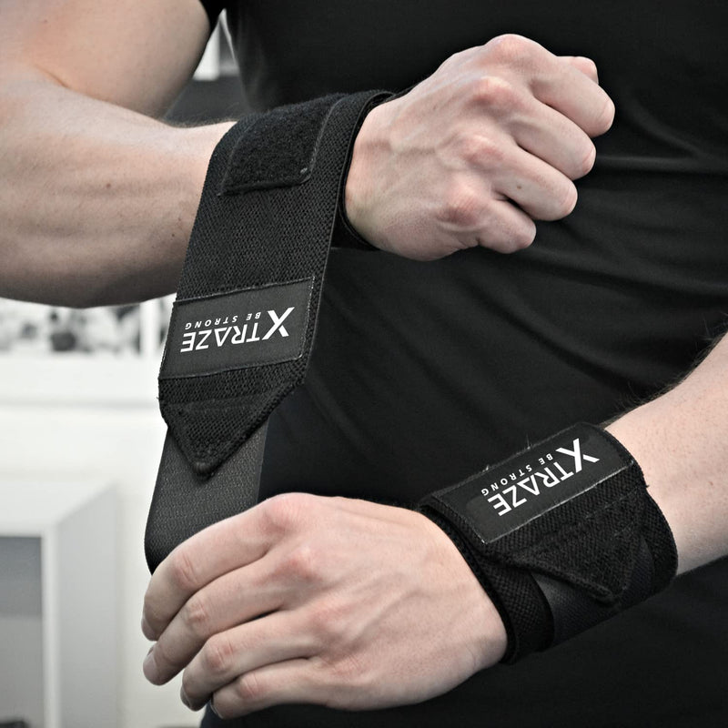 Gymgears Wrist Bandages [Set Of 2] Wrist Wraps 45 Cm - Professional Wrist Bandage For Weight Sports, Bodybuilding, Powerlifting, Crossfit & Fitness - Suitable For Men And Women - NewNest Australia