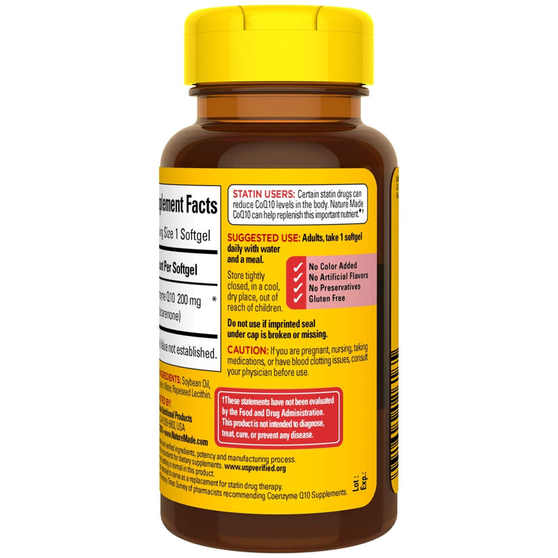 Nature Made CoQ10 200 mg Softgels, 40 Count for Heart Health - NewNest Australia