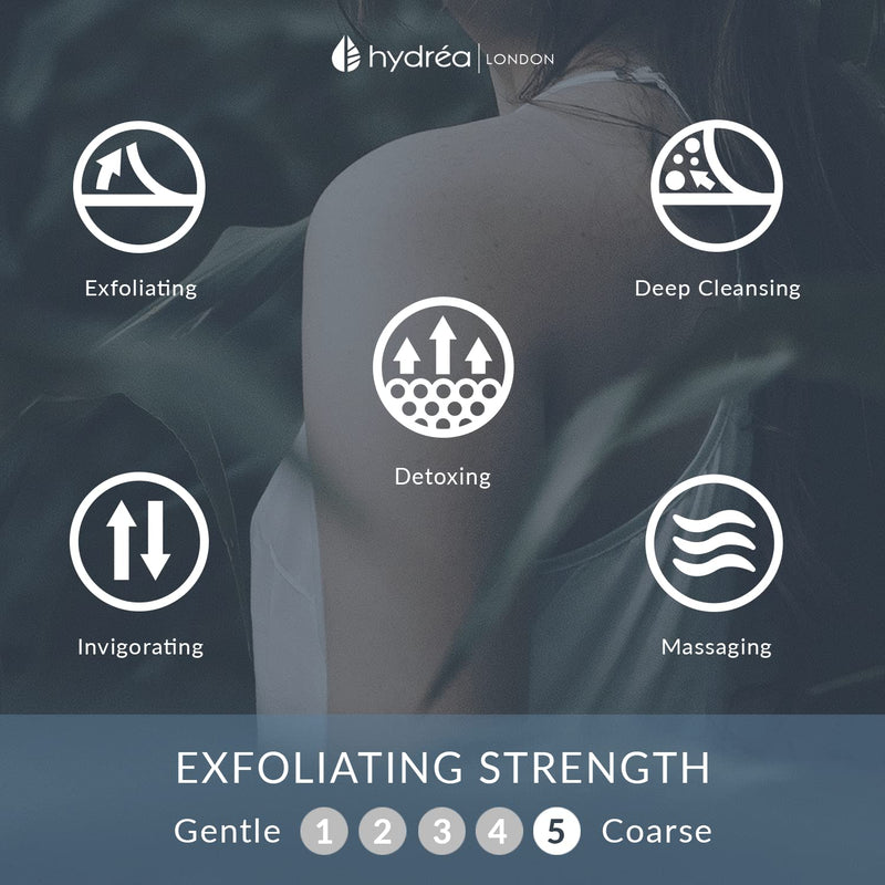 Hydrea London Body Brush - Exfoliating Dry Scrubber, Cellulite Remover, & Skin Exfoliator, Helps Improve Lymphatic Flow - 100% Vegan, FSC® Certified Beechwood, & Natural Cactus Bristle Body Brush Only - NewNest Australia