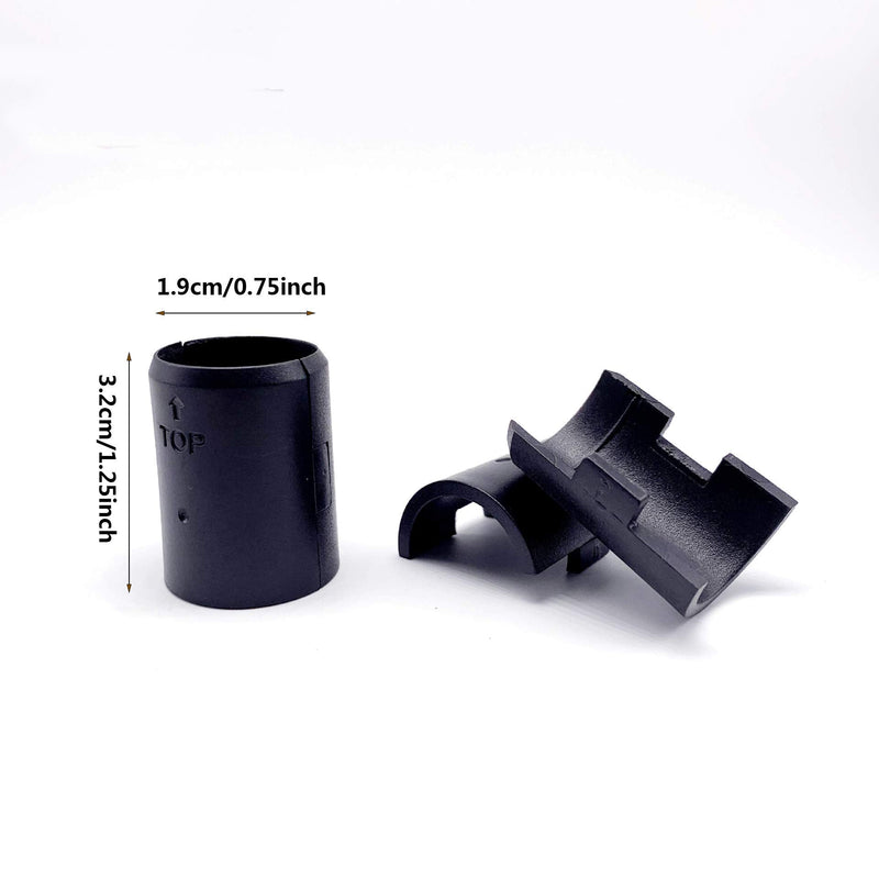 0.75" Wire Shelf Clips - 90Pack Wire Shelving Shelf Lock Clips for 3/4" Post Shelvings 3/4 Inch - NewNest Australia