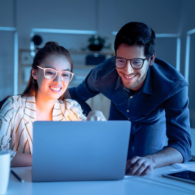 Vimbloom Blue Light Filter Glasses, Computer Glasses ‚ Pc And Gaming Uv Blue Light Blocking Glasses, Anti-Reflective Glasses For Women And Men ‚ Without Strength - NewNest Australia