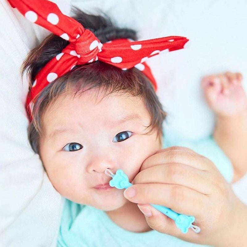 oogiebear - Nose and Ear Gadget. Safe, Easy Nasal Booger and Ear Cleaner for Newborns and Infants. Dual Earwax and Snot Remover. Aspirator Alternative 1 blue oogiebear blue booger picker - NewNest Australia