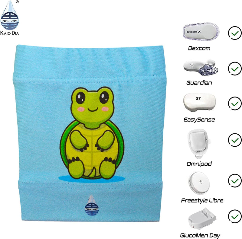 Slide Band Children, Glucose Sensor Protection Bracelet Freestyle Libre, Medtronic, Dexcom Or Omnipod - Comfortable Reusable Diabetic Tape (Junior.Xs (17-19 Cm)) - NewNest Australia
