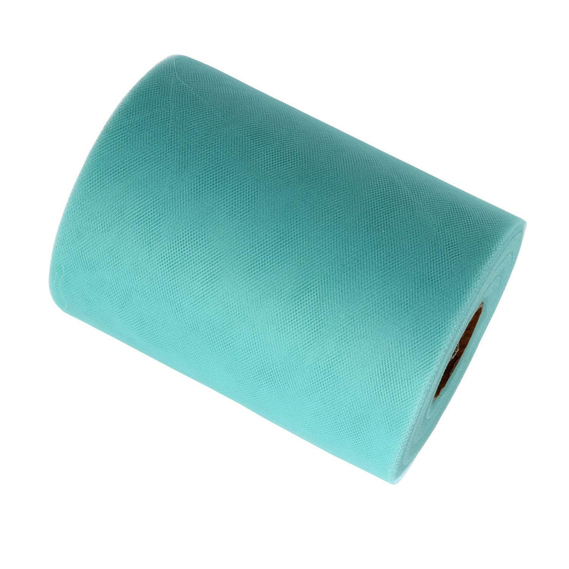 Aqua Tulle Roll Spool 6 Inch x 100 Yards for Tulle Decoration Aqua - NewNest Australia