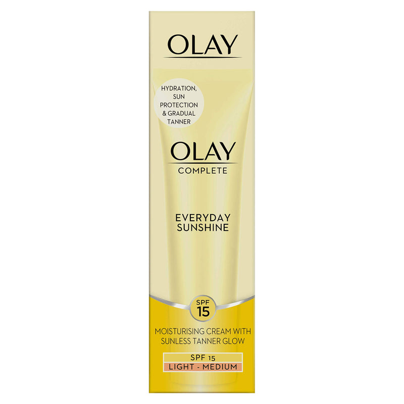 Olay Complete Everyday Sunshine Cream With Sunless Tanner SPF15 Light, 50 ml - NewNest Australia
