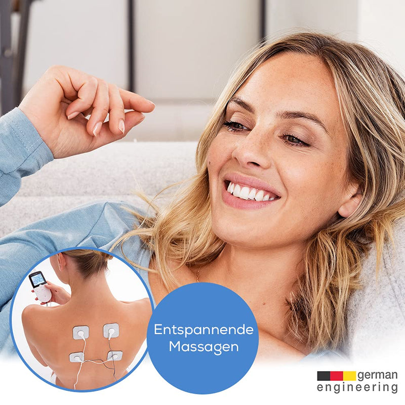 Beurer Em 49 Digital Tens/Ems, 3-In-1 Electrical Stimulation Device For Pain Relief By Electrical Nerve Stimulation, Training Through Electrical Muscle Stimulation, Massage Function, Including 4 Electrodes - NewNest Australia