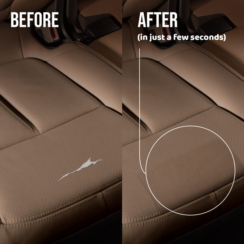 Extra Large MastaPlasta Instant Self-Adhesive Leather Repair Patch Black 11 x 8 in (28 x 20 cm). Easy Repair for Upholstery, Car Seats, Bags, Sofas and More A Black Leather - NewNest Australia