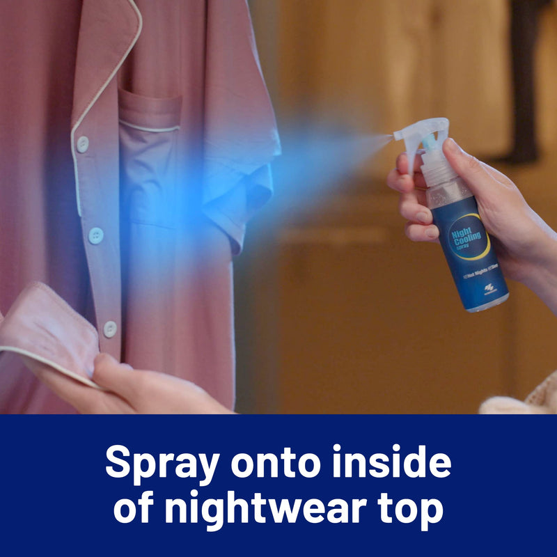 Kool 'N' Soothe Night Cooling Spray. Instant Cooling for Nightwear & Bedding for Cool Comfortable Sleep. Makes Your Fabrics Cool to The Touch. Great Air-Conditioning Alternative for UK Hot Summer! - NewNest Australia