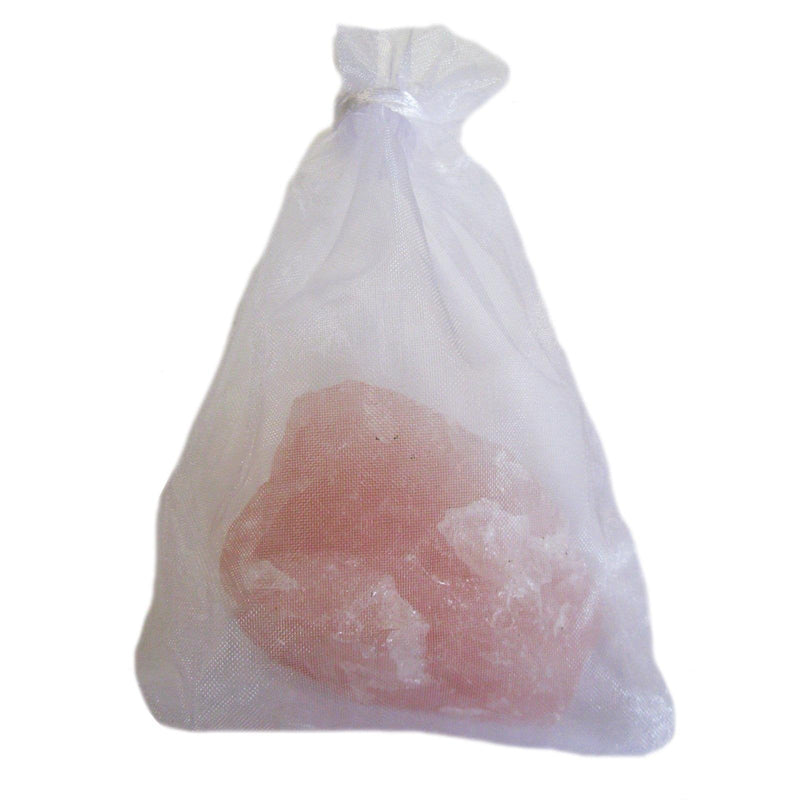 ROSE QUARTZ gemstone computer stone Madagascar approx. 6 cm. Negative electro - computer radiation, energetic house cleaning with bags + description. 95015 - NewNest Australia