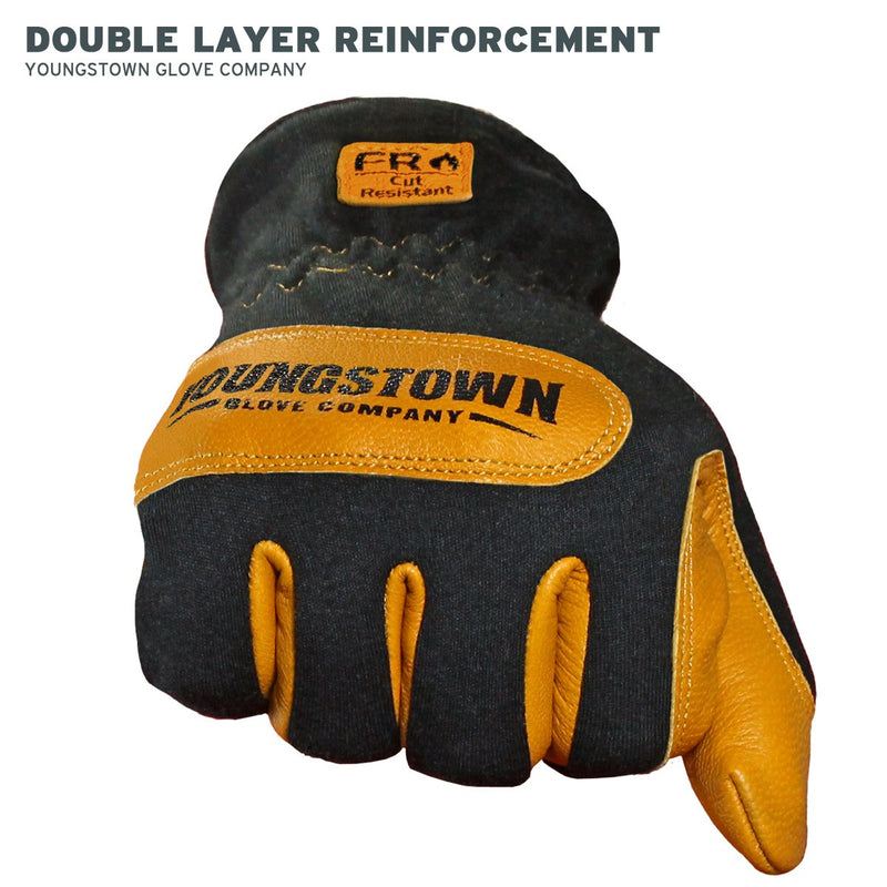 Youngstown Glove 12-3270-80-L Flame Resistant Mechanics Hybrid Gloves, Large - NewNest Australia