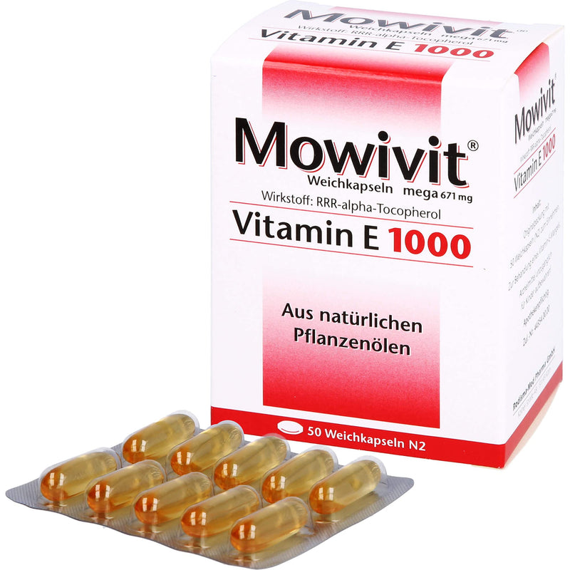MOWIVIT Vitamin E 1000 capsule 50 pcs - NewNest Australia