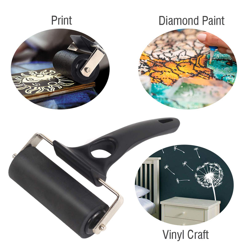 Falling in Art Rubber Roller Brayer – Print, Ink and Stamping Tool, 2 Inches 2 inch L - NewNest Australia