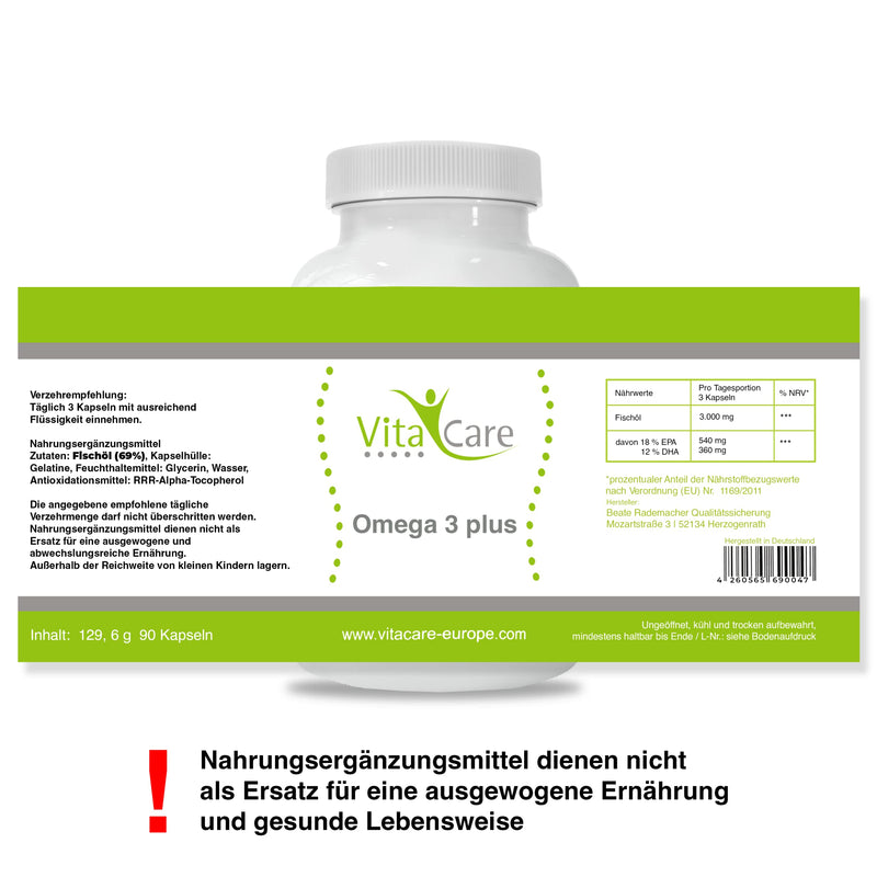 VitaCare 21-day metabolic treatment, 5-piece complete package for HCG diet, contains MSM capsules, multivitamin complex, Omega 3 plus & OPC grape seed - NewNest Australia
