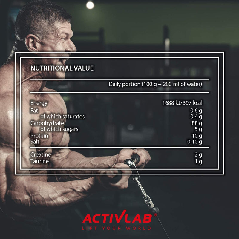 Activlactivlab Mass Up 1200 G Gainer Of Highest Quality Whey Protein Concentrate, Optimal Composition Of Complex And Simple Carbohydrate, Contains Creatine With Taurine 10 G Protein Per Serving Caramel - NewNest Australia