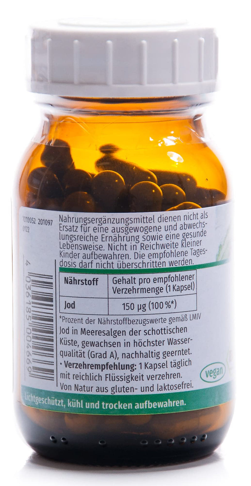 IODINE 100% vegetable organic capsules - NewNest Australia