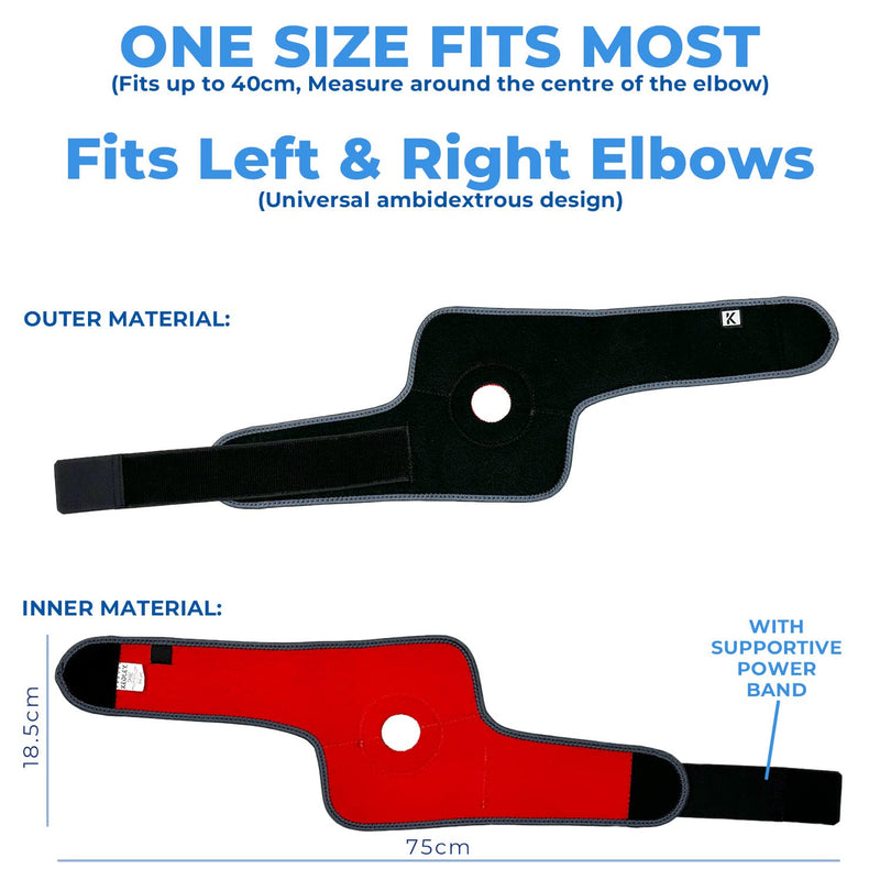 Kedley Elbow Support for Arthritis, Tennis Elbow Pain, Epicondylitis Pain, Golfers & Gym Elbow Pain - Neoprene Elbow Strap for Upper Elbow Strain Relief - Elbow Brace with Adjustable Strap - NewNest Australia