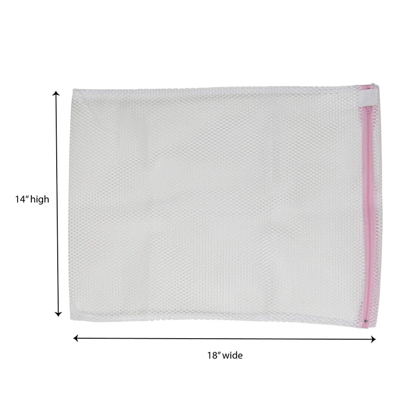 NewNest Australia - Household Essentials 121 Mesh Lingerie Bag for Laundry - Use in Washing Machines- White 1 Pack 