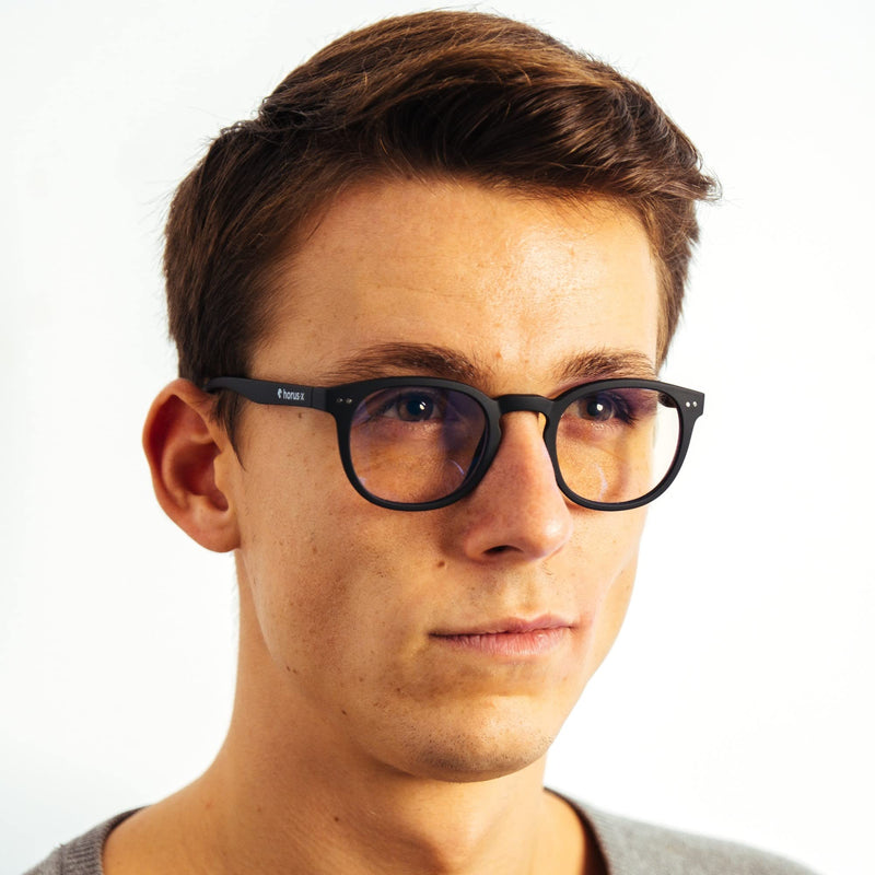 Horus X • URBAN blue light filter glasses - blue filter & UV protection glasses (tablet PC screens smartphones) - computer glasses - men and women (unisex) | Clear - NewNest Australia