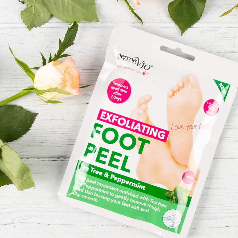 Derma V10, mix Exfoliating Foot Peel Tea Tree and Peppermint - NewNest Australia