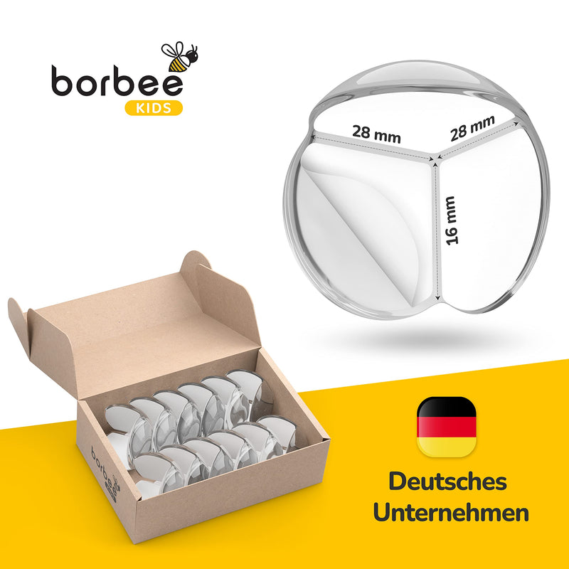 Borbee Corner Protection And Edge Protection Baby For Child Safety (12 Pieces) - Extra Strong Hold, Transparent & Easy To Use For All Furniture - Offers Maximum Safety For Babies And Children - NewNest Australia