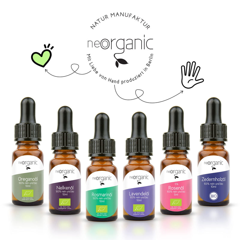 NeoOrganic® organic clove oil (Syzygium aromaticum) - clove - natural essential organic clove oil from CO2 extraction - 10ml clove 10 ml (pack of 1) - NewNest Australia