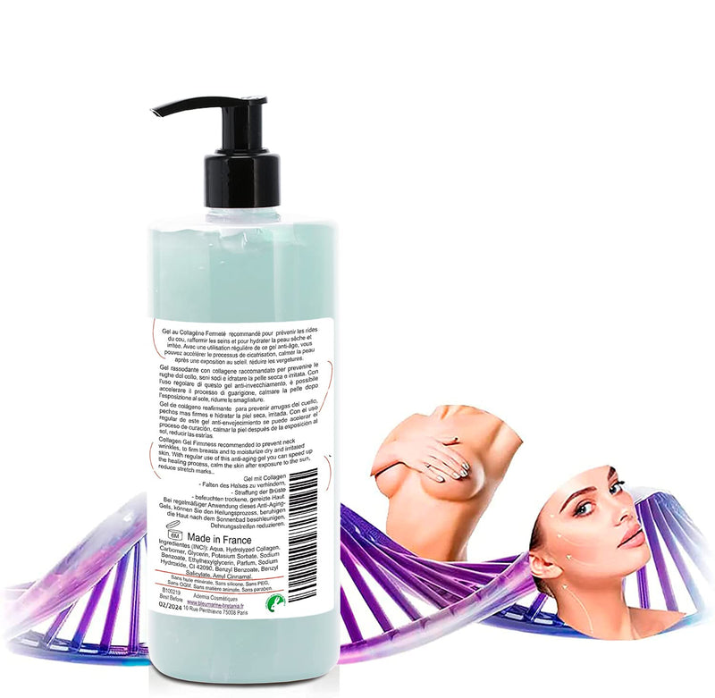 Bio-Active Collagen Gel Expert Formula All In One - Anti Aging Skincare For Men & Women. Lifting Elastin Gel. Acne. Skin Booster. Anti Stretch Marks. Natural Beauty Treatment For Face & Body - 200 Ml - NewNest Australia