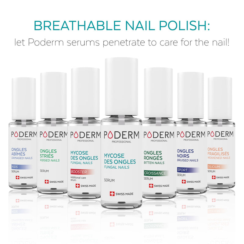 PODERM - Protective BASE COAT - Enriched with TEA TREE - Ensures long-lasting colour - Prevention & Treatment for Yellow/Damaged Nails - Natural & Vegan Ingredients - Swiss Lab - NewNest Australia