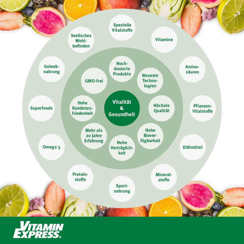 VitaminExpress Vitamin D3 K2 high dose, D 5000 IU + K2 200 mcg Premium All Trans MK7 I 90 mini capsules I high bioavailability, free of additives I immune system I Vitality Nutritionals - NewNest Australia