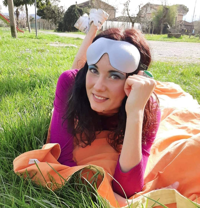 SMUG 100% Blackout Sleep & Eye Mask | Eyelash Extension Friendly | Eye Masks for Sleeping | Sleep Masks for Women & Men | Straps for Dream Comfort & Adjustability | Grey - NewNest Australia