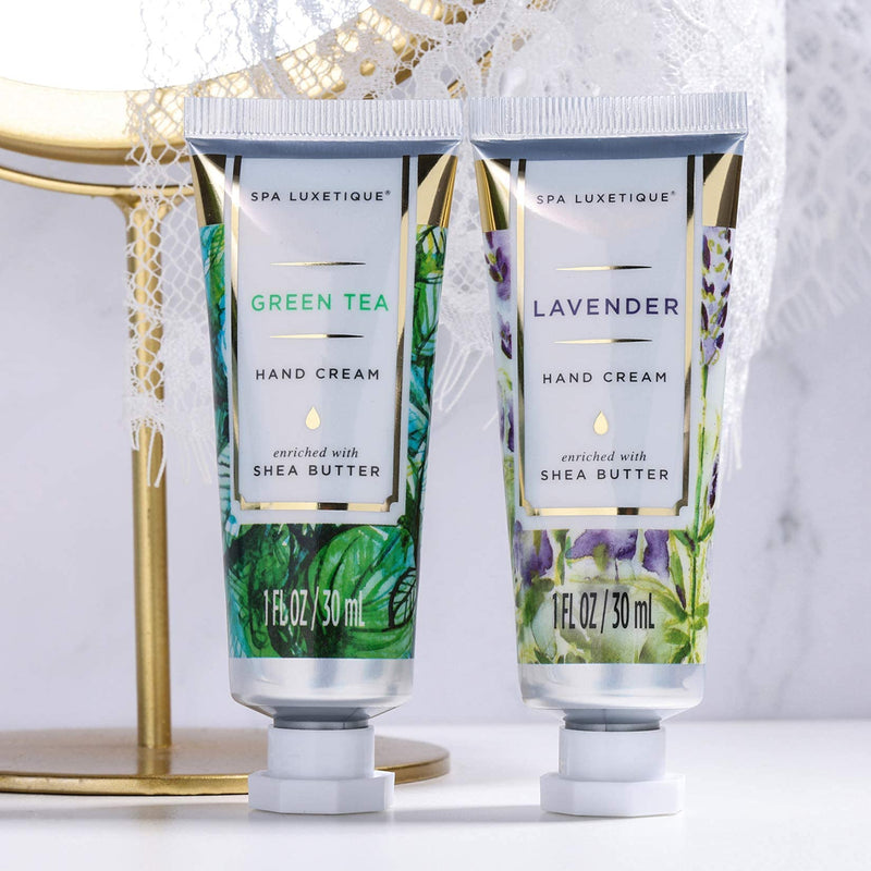 Hand Cream Gift Set - Spa Luxetique Mini Hand Cream Set, 6 x 30ml Hand Moisturiser, Shea Butter Hand Cream for Dry Hands with Natural Aloe and Vitamin E, Premium Gift Sets for Women - NewNest Australia