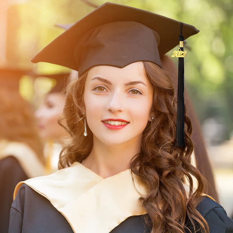 Graduation Tassel Academic Graduation Tassel with 2022 Year Charm Ceremonies Accessories for Graduates (Black) Black - NewNest Australia