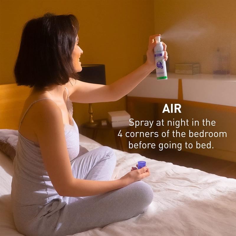 Puressentiel Rest & Relax Air Spray 200ml - Create a Relaxing Space Ready For a Rejuvenating Sleep - 100% Natural - 12 Essential Oils Including Lavender & Chamomile - NewNest Australia