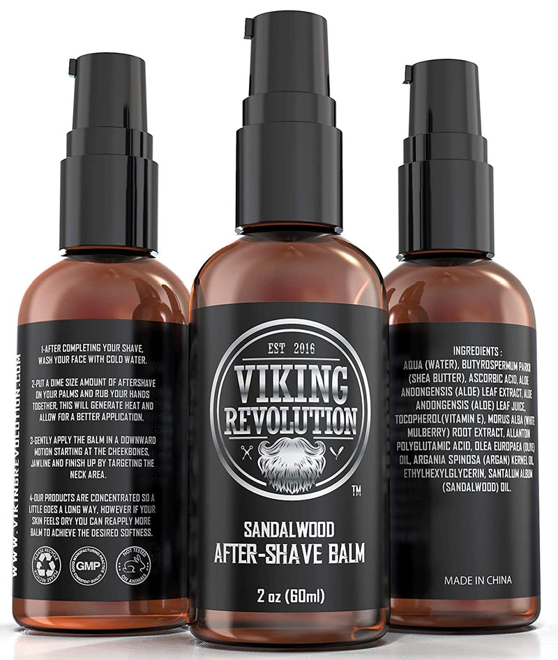 Luxury After Shave Balm For Men - Premium After Shave Men - Soothes And Moisturises The Face After Shaving - No Shaving Burn For A Silky Soft Result - Sandalwood - NewNest Australia