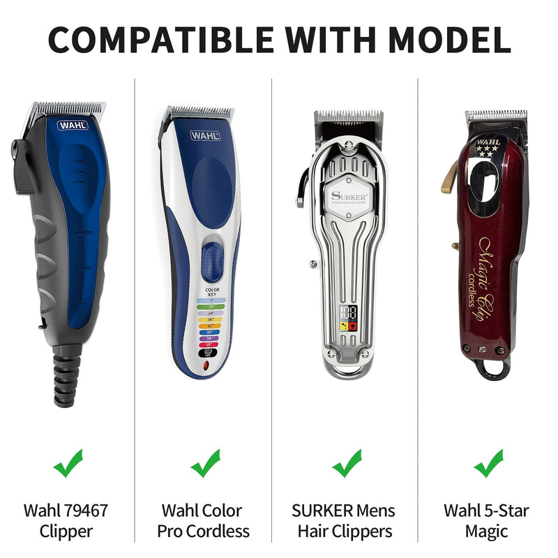YINKE trimmer attachment comb set for Wahl hair clipper magic clip trimmer razor, 10 cutting lengths are 1.5mm, 3mm, 4.5mm, 6mm, 10mm, 13mm, 16mm, 19mm, 22mm, 25mm - NewNest Australia