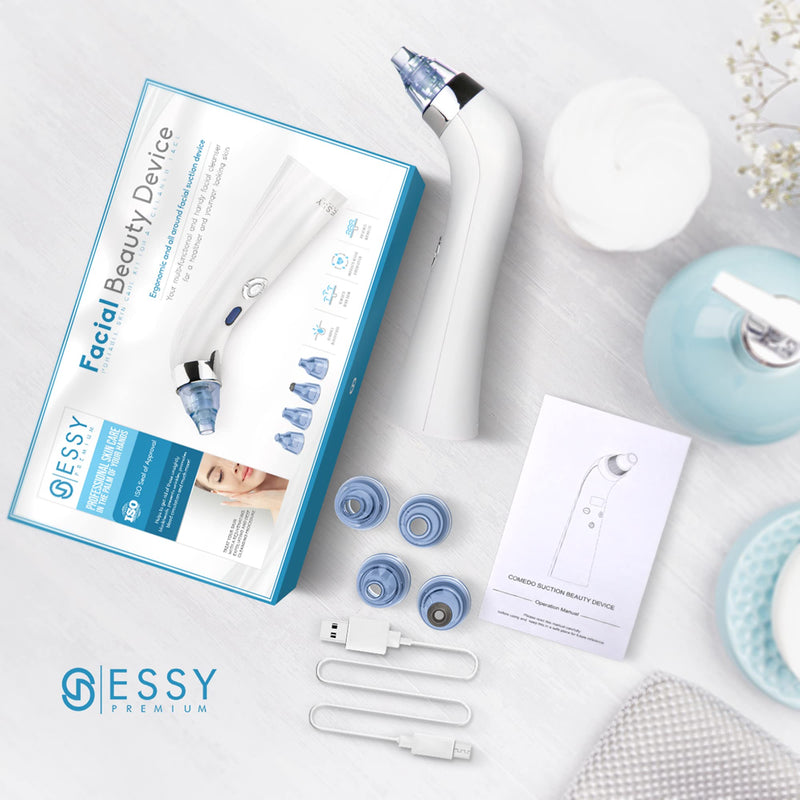 Blackhead Remover Vacuum Pore Cleaner Acne Comedone Extractor Face Pore Vacuum Blackhead Remover Tool Facial Pore Cleanser Sucker Spot Pimple Whitehead Black Head Deep Suction - NewNest Australia