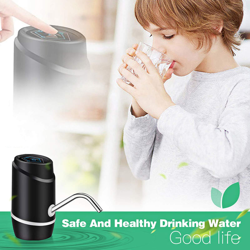 5 Gallon Water Dispenser,Electric Drinking Water Pump Portable Water Dispenser Universal USB Charging Water Bottle Pump For 2-5 Gallon With 2 Silicone - NewNest Australia