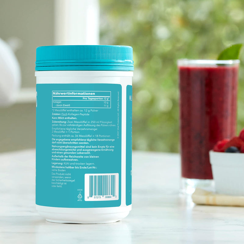 Vital Proteins Marine Collagen Powder, Collagen Hydrolysate From Fish Collagen, Pescetari-Friendly Collagen Preparation, Easy Preparation, Soluble In Hot Or Cold Foods, 221 G - NewNest Australia