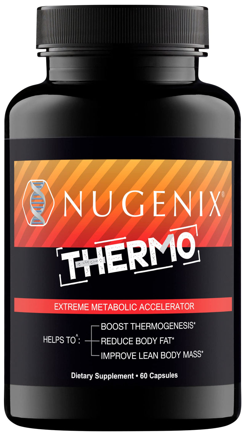 Nugenix Thermo - Thermogenic Fat Burner Supplement for Men, Extreme Metabolic Accelerator, 60 Count - NewNest Australia
