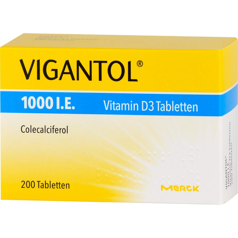 Vigantol 1,000 IU vitamin D3 tablets, 200 pcs - NewNest Australia