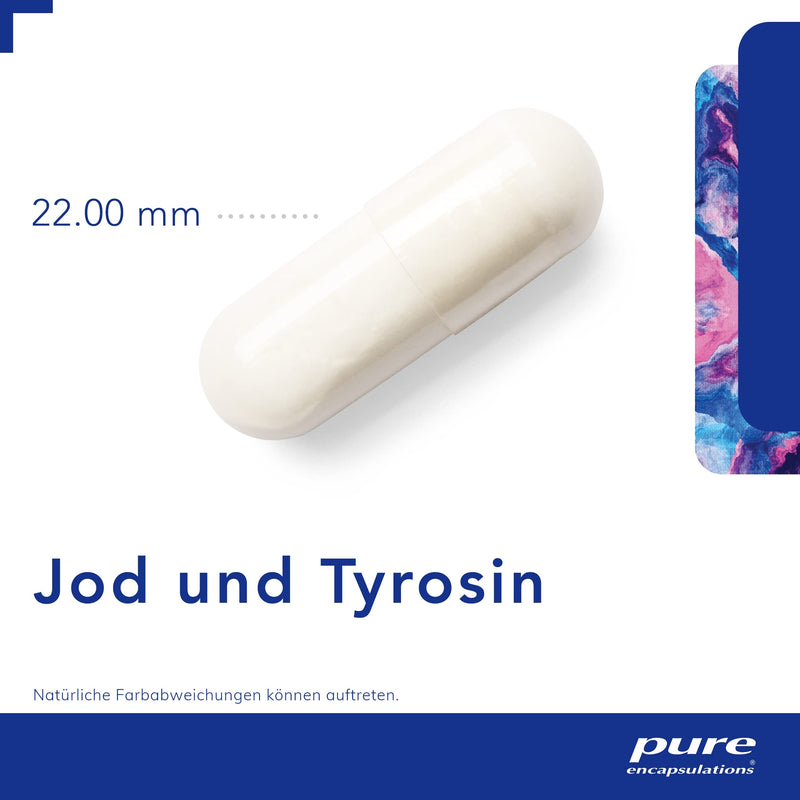Pure Encapsulations - Iodine and Tyrosine - 60 capsules - NewNest Australia