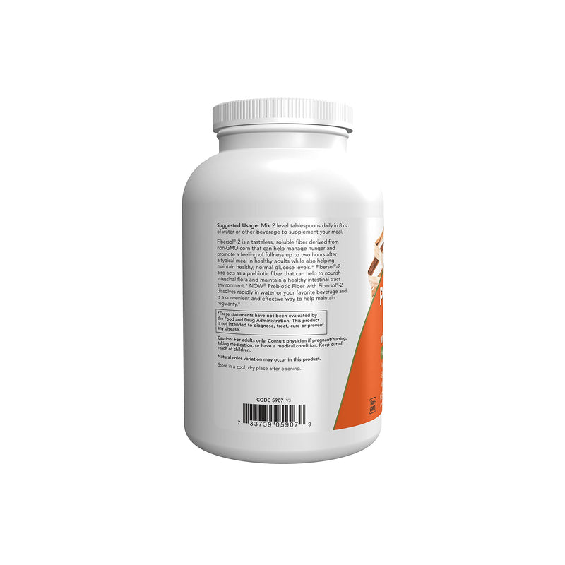 NOW Supplements, Prebiotic Fiber with Fibersol-2, derived from Non-GMO corn, Powder, 12-Ounce - NewNest Australia