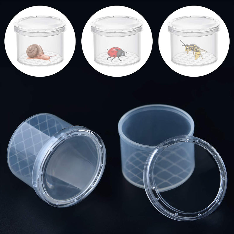 Coopay 16 Pieces Bug Viewer Critter Insect Cage Magnifying Insect Box Bug Magnifier Container Bug Catcher Cage, Science Nature Exploration Tools - NewNest Australia