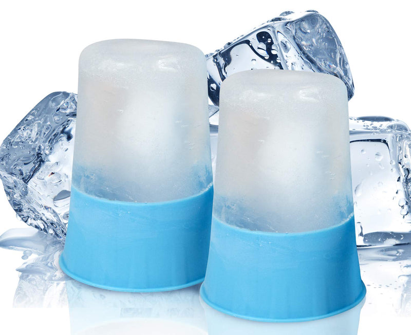 Arctic Flex Ice Cup Massage Tool - Cold Therapy Ice Roller - Small, Reusable and Freezable - for Men, Women, Pain, Inflammation, Sprains, Strains - for Muscle Spasms, Weakness and Stiffness (Two Pack) 2 Count (Pack of 1) - NewNest Australia