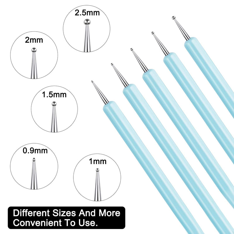 10Pcs Silicone Clay Sculpting Tool, Modeling Dotting Tool& Pottery Craft use for DIY Handicraft - NewNest Australia