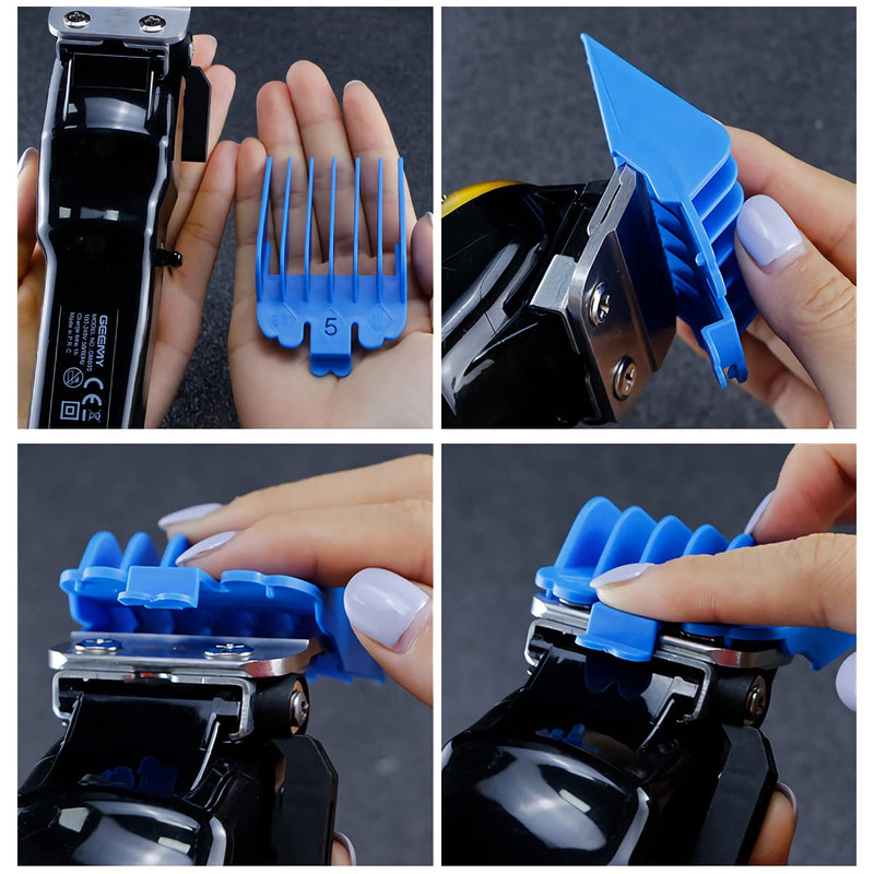 YUTOU Slide-on combs for clippers, 10 pieces hair clipper guide limit comb set - 1.5 mm to 25 mm hair trimmer attachments for choice hair clippers/trimmers for hairdresser salon tools - NewNest Australia
