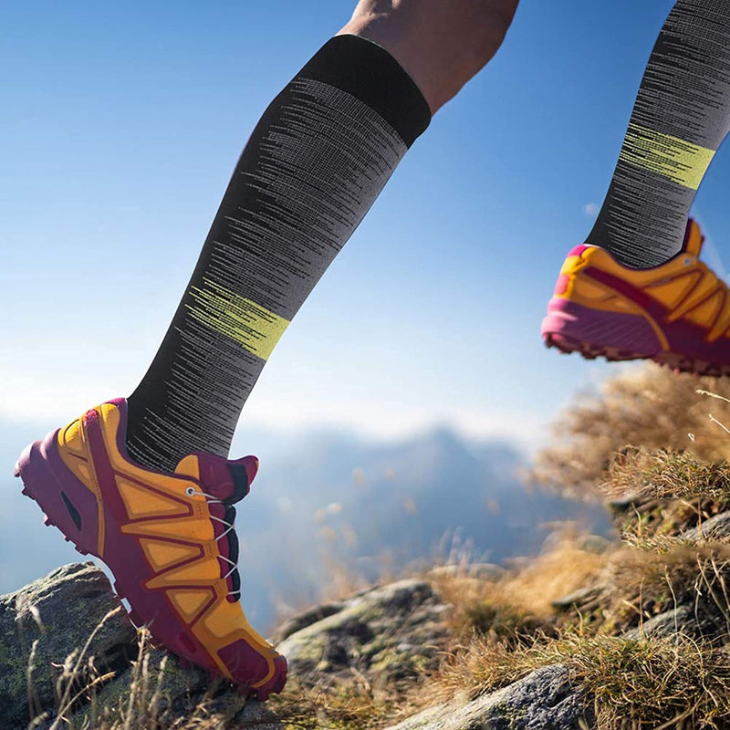 Shyl~Jier Compression Stockings For Men And Women, Compression Socks, Support Stockings (15-20 Mmhg), Running Stockings, Compression For Sports, Flight, Running, Hiking, Travel, Cycling - NewNest Australia
