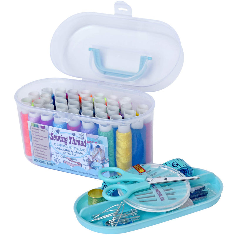 colored bird Sewing Project kit Sewing Thread Sewing Supplies Family Repair Kit Traveler Sewing kit DIY Sewing Supplies Organizer - NewNest Australia